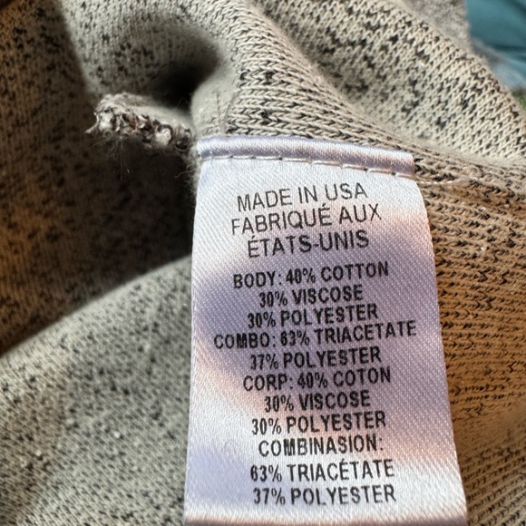 Women's Gray Public School New York Knit Knee Length Sheath Style Dress sz L - Picture 15 of 15